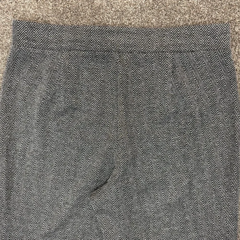 Michael Kors Women's Pants Size L Gray Cropped Wide Leg Pull On Stretch EUC
